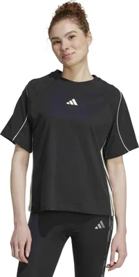 Produktbild von Adidas STADIUM 3 STRIPES T-SHIRT Damen Trikot Schwarz XS