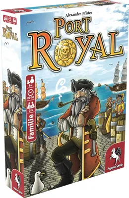 Produktbild von Pegasus Spiele 18114G - Port Royal, 8 years +, Gold, 3.7 x 12.7 x 17.7
