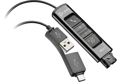 Zdjęcie produktu dla HP Poly Przewód przejściowy Poly z USB-A na USB-C (1500 mm), Kabel., 25 g, Czarny