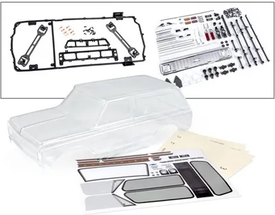 Produktbild von Traxxas Karosserie Chevrolet Blazer 1972 klar