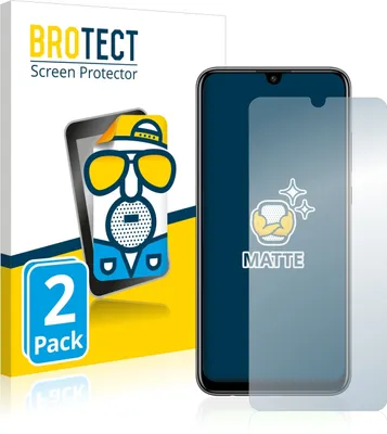 Produktbild von 2x BROTECT Schutzfolie für Huawei P smart 2020 Displayschutz Displayschutzfolie Folie Matt Entspiegelungsfolie