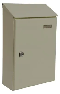 Produktbild von DECAYEUX PICARDIE 4 Briefkasten dunkelbeige RAL 1035, 390x250x110mm