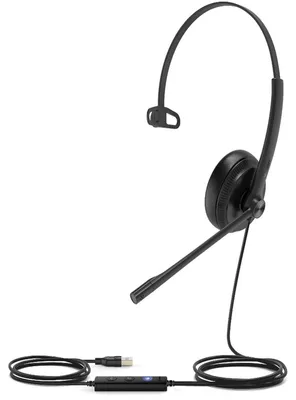 Produktbild von Yealink UH34 Kopfhörer Kabelgebunden Kopfband Büro/Callcenter Schwarz