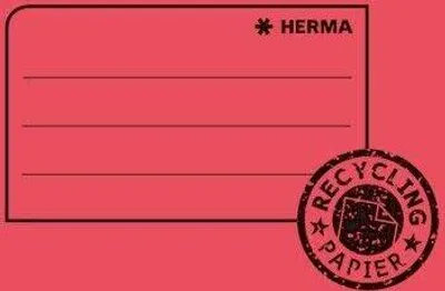 Produktbild von HERMA Heftschoner Recycling DIN A4 aus Papier dunkelrot
