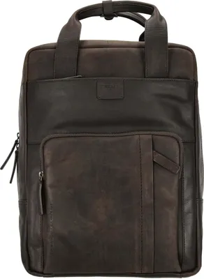 Produktbild von Strellson Leder Rucksack Brick Lane Josh darkbrown