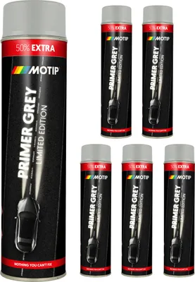 Produktbild von Motip Primer - Grundierung - grau - Limited Edition - 6 x 600 ml