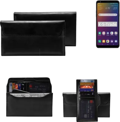 Produktbild von K-S-Trade Handy Hülle kompatibel mit LG Electronics W30 Pro Schutz Hülle Tasche Schutz Case Handytasche Kunstleder schwarz, 1x