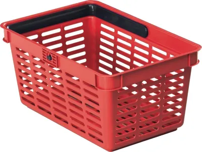 Produktbild von Einkaufskorb 19l rot Packung mit 6 Stück