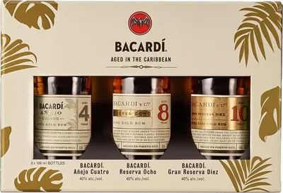 Produktbild von Bacardi Premium Discovery Set 3 x 100ml 40% Vol.