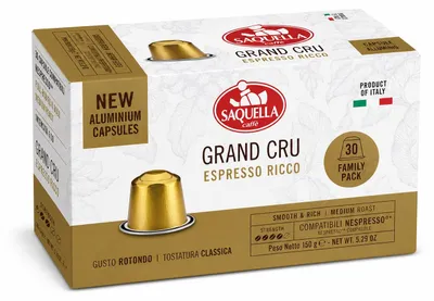 Produktbild von Grand Cru Espresso – 30 Nespresso®-kompatible Kapseln (100% Arabica)