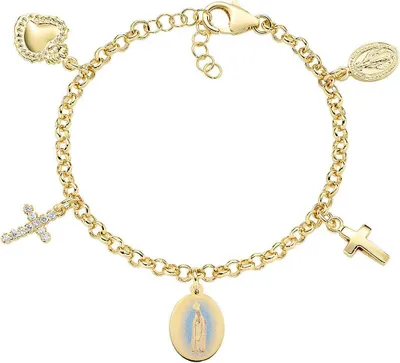 Produktbild von Armbanden Mit Anhängern Charms Amen Gold Kollektion Devotion - frau