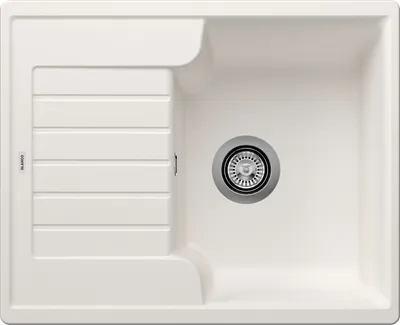 Produktbild von BLANCO ZIA 40 S, Weiß, 1 Becken, 335 x 450 mm, 19 cm, 615 mm, 190 mm