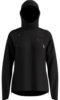 Image de Veste imperméable X-Alp Pro 2,5 L, femme - Odlo, couleur : 15000 noir, taille : S