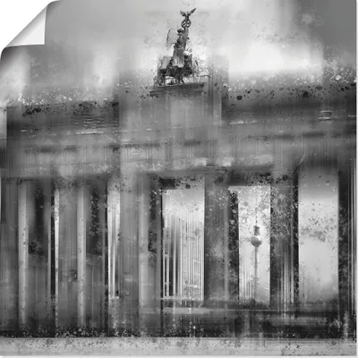 Produktbild von ARTland Poster Berlin Brandenburger Tor II Größe: 40x40 cm