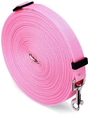 Produktbild von Unyqoos® 10 m Trainingsleine für große Hunde – doppellagiges Nylon & PP, 360° drehbarer robuster D‑Karabiner aus Zinklegierung