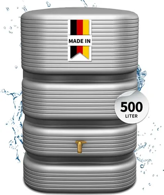 Produktbild von 4rain QUADRO Wandtank 500 Liter betongrau