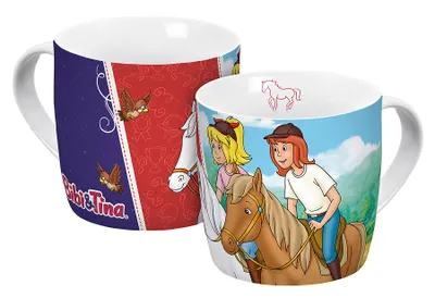 Produktbild von Henkelbecher 'Bibi & Tina mit Pferden'