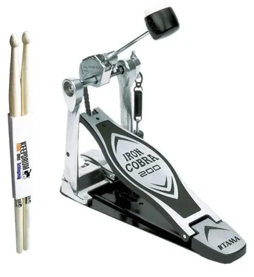 Immagine prodotto di Pedaliera Tama HP200P Iron Cobra con bacchette