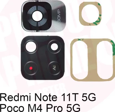 Produktbild von Xiaomi Redmi Note 11T 5G Poco M4 Pro 5G Kamera Linse Glas Camera Glass Lens + Kleber Neu