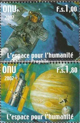 Produktbild von Briefmarken UNO - Genf 2007 Mi 584-585 (kompl.Ausg.) gestempelt Weltraumfahrt