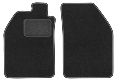 Immagine prodotto di Tappetini anteriori in moquette per Saab 9000 1984-1991 (berlina) – 2 pezzi, grigio grafite, su misura – Wielganizator LUX
