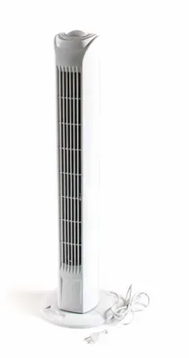 Produktbild von Interior Exclusive Säulenventilator – Leiser Turmventilator mit Oszillation, 3 Geschwindigkeitsstufen, 77 cm Höhe, 45W Leistung – Ideal für Büro & Zuh
