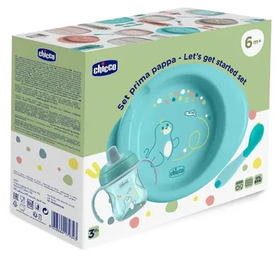 Immagine prodotto di Set per la pappa Chicco Prima Pappa Trasparente Trasparente Taglia unica
