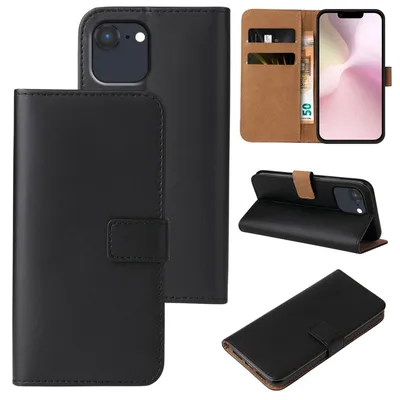 Produktbild von Handyhülle für Apple iPhone 17e Klapphülle Bookcase Flip Cover Hülle Handy Tasche Etui Farbe: Schwarz