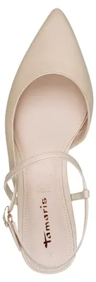 Produktbild von Tamaris Damen Pumps Leder rutschfest Blockabsatz 1-29409-46, Größe:41 EU, Farbe:Beige