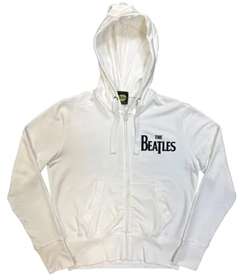 Productafbeelding van The Beatles - Logo met "T" (opdruk aan de achterkant) - Witte dameshoodie