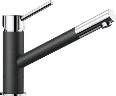 Immagine prodotto di BLANCO KANO SILGRANIT look bicolore antracite/cromo
