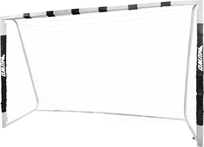 Produktbild von MUWO großes Fußballtor 3x2m – Robuster Stahlrahmen, leicht & stabil, schneller Aufbau, ideal für Garten & Sportplätze inkl. Zubehör schwarz/weiß|MW-97