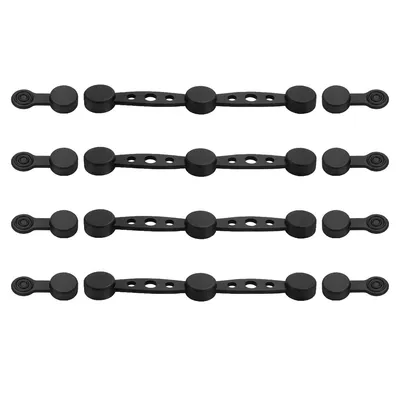 Produktbild von Magnetische Silikonschnallen für Luftfritteuse, 4-teiliges Elastomerset, einfach zu verwenden, Papierhalter für knusprige, perfekt gegarte Speisen