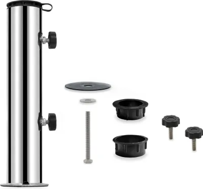 Produktbild von osoltus Edelstahl Universal Standrohr zu Granit Schirmständer 30/40kg