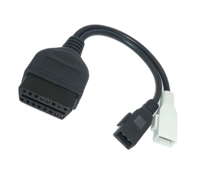 Zdjęcie produktu dla Kabel adaptera interfejsu diagnostycznego OBD2 II 2x2 odpowiedni dla VW Audi Seat