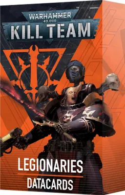 Produktbild von Warhammer 40.000 Kill Team Legionaries Datacards Englisch