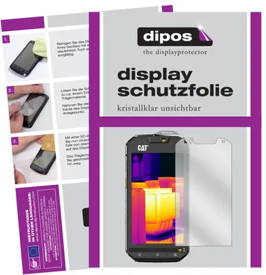 Produktbild von 6x Schutzfolie für Caterpillar CAT S60 klar Displayschutzfolie Display Schutz