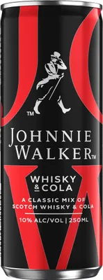 Image de Johnnie Walker Red & Cola 250ml