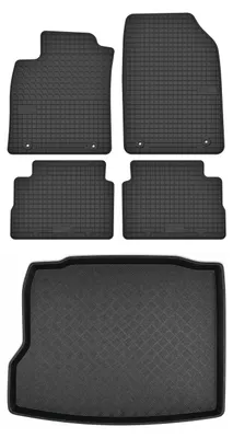 Immagine prodotto di Tappetini gomma SolidTread + bagagliaio per Opel Vectra C 2002-2008 5 pezzi
