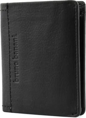Produktbild von bruno banani Leder Geldbörse Arizona Wallet High Black schwarz
