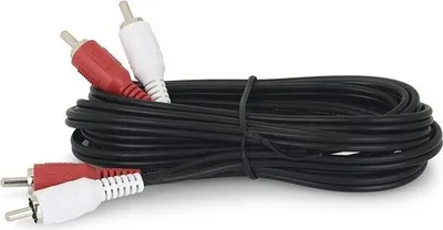Produktbild von Hama Audio Cable 2 RCA Male Plugs - 2 RCA Male Plugs, 2.5 m, 2 x RCA, 2 x RCA, 2,5 m, Schwarz