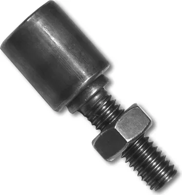Immagine prodotto di Rullo di guida - acciaio Ø 25 mm lunghezza con filettatura 70 mm