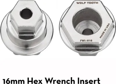 Produktbild von Wolf Tooth Pack Wrench Insert, 16mm Innensechskant