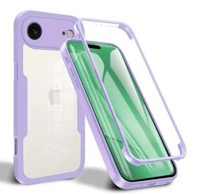 Produktbild von Techsuit - ColorVerse 360 Series Hülle + Schutzglas für iPhone 17 Air - lila