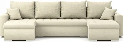 Produktbild von Ecksofa Luis, Eckcouch U-Form, Sofa, Couch, mit Schlaffunktion, Bettkasten, dekorative Steppung, Polstermöbel, Storm 02