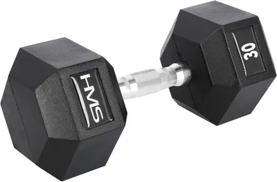 Produktbild von HMS Fitness Hexa Pro Kurzhantel 30 kg Schwarz