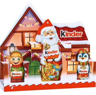 Zdjęcie produktu dla Zestaw 3 kremowych figurek świątecznych dla dzieci Ferrero 85g