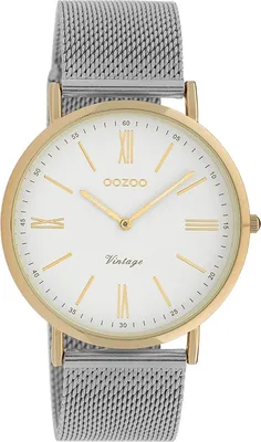 Immagine prodotto di Oozoo Orologio da polso in acciaio inossidabile argento Serie Vintage da donna analogico al quarzo UOC20066