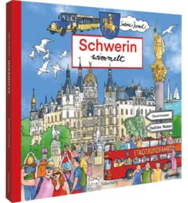 Obrázok produktu pre Wimmelbuch Schwerin wimmelt – Ein detailreiches Bilderbuch mit vielen Entdeckungen