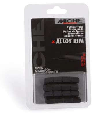 Image de Plaquettes de frein Shimano Miche pour roues en aluminium (4 pièces)